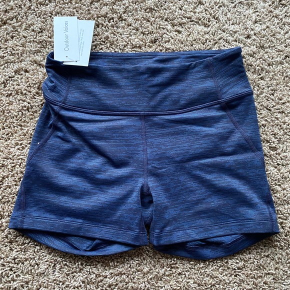NWT Outdoor Voices techsweat shorts Baltic Blue - Picture 3 of 9